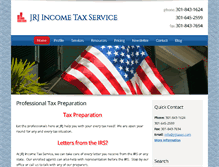 Tablet Screenshot of jrjtax.com